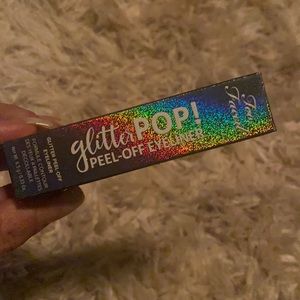 Too Faced Glitter Pop Hey Mr DJ Peel Off Liner NEW!!